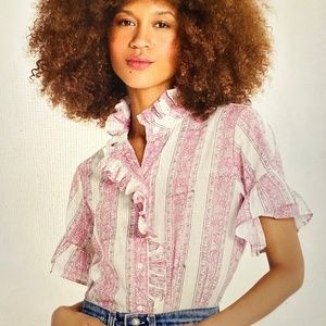 MILLE RESORT VANESSA TOP IN JAIPUR STRIPE